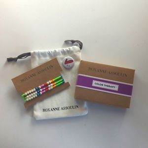 roxanne assoulin color therapy purple and pearl jam set